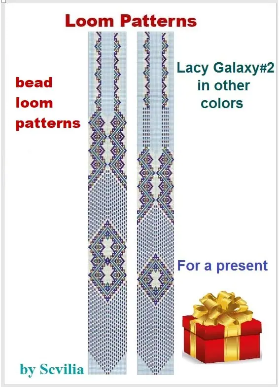Gerdan-Split-Loom Necklace Bead loom patterns 3 Gerdan-Split-Loom Necklace Bead loom patterns - Image 3