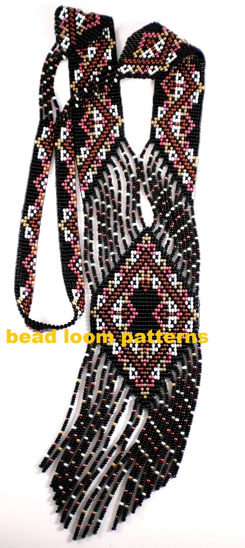Gerdan-Split-Loom Necklace Bead loom patterns 7 Gerdan-Split-Loom Necklace Bead loom patterns - Image 7