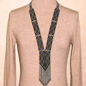 Bead loom patterns Gerdan-Split-Loom Necklace