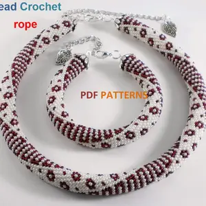 Bead Crochet Rope patterns,Spiral Harness