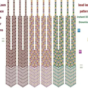 Gerdan-Split-Loom Necklace,Beaded Sautoirs
