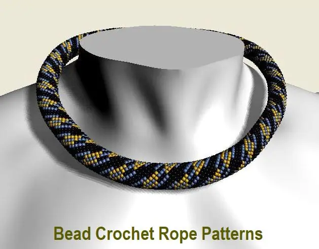 Bead crochet rope pattern «Chain links». PDF fail 1 Bead crochet rope pattern «Chain links». PDF fail