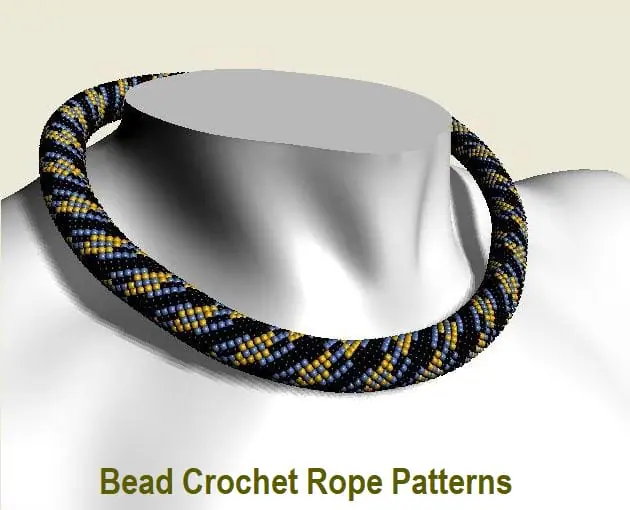 Bead crochet rope pattern «Chain links». PDF fail 2 Bead crochet rope pattern «Chain links». PDF fail - Image 2