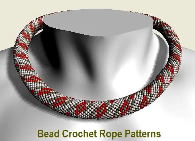 Bead crochet rope pattern «Chain links». PDF fail 3 Bead crochet rope pattern «Chain links». PDF fail - Image 3