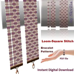 Cuff Bracelet Loom Stitch Bead Patterns