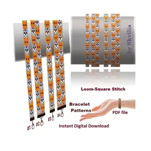 Cuff Bracelet Loom Stitch, Bead Patterns
