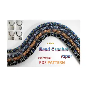 Bead Crochet Rope patterns,Spiral Harness