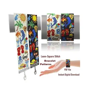 Cuff Bracelet Loom Stitch, Bead Patterns