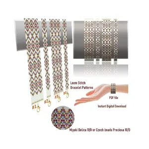 Cuff Bracelet Loom Stitch, Bead Patterns