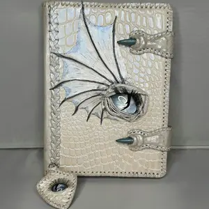 Unique leather notebook.