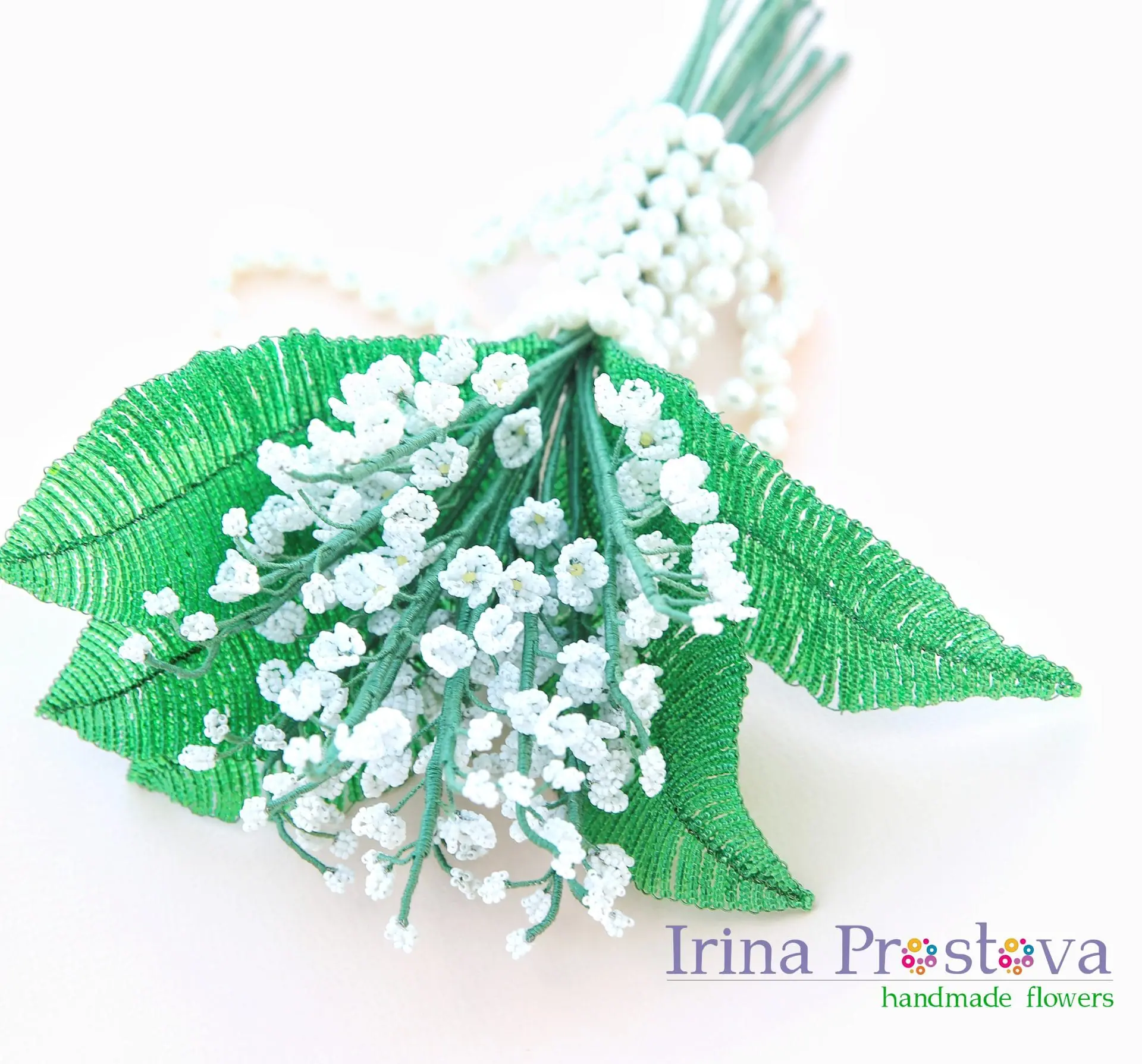 Beaded flowers pattern,lilac, lily of the valley, hyacinth, tulip 15 Beaded flowers pattern,lilac, lily of the valley, hyacinth, tulip - Image 15
