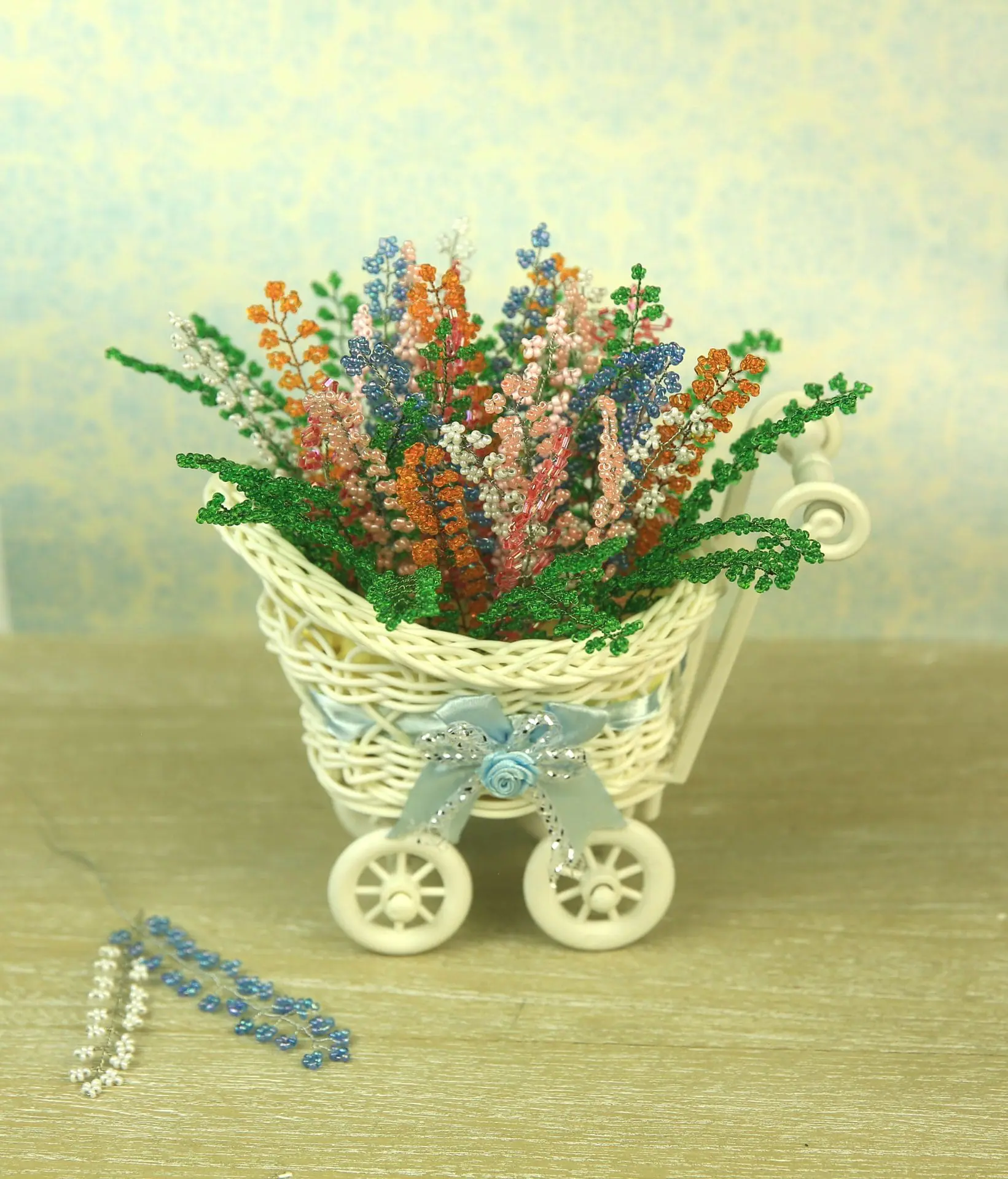Beaded Flower pattern Heather 6 Beaded Flower pattern Heather - Image 6