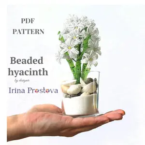 Beaded Flower pattern hyacinth