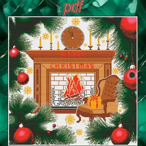 Cross stitch pattern Merry Christmas
