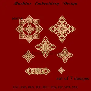 Crosses for Orthodox vestments set of embroidery designs