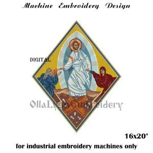 Resurrection of Christ for Epigonation embroidery design
