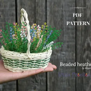 Beaded Flower pattern Heather