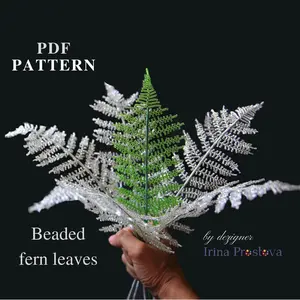 Beaded Flower pattern fern