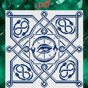 Cross stitch pattern Ouroboros