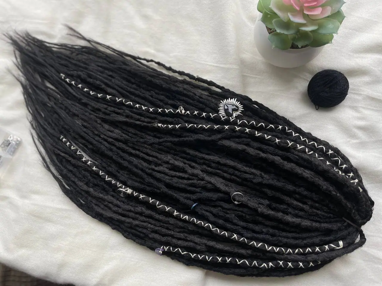 hooked synthetic black dreads de dreadlocks 1 hooked synthetic black dreads de dreadlocks