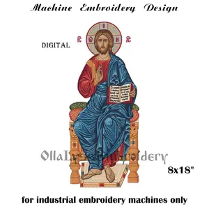 Jesus Christ embroidery design