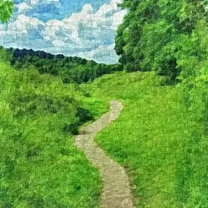 Painting - "Whispers of the Valley''