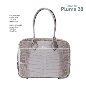 Plum 28 linen purse insert