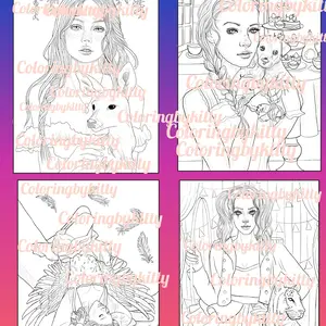 “Nature’s Keepers part2” Pdf coloring book 10 pages (Copy)