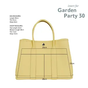 Garden Party 30 linen purse insert