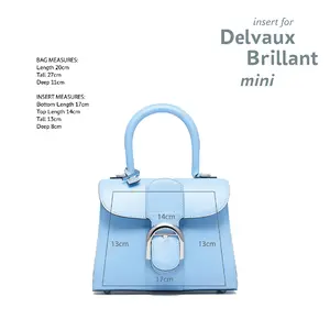 Delvaux Brillant mini linen purse insert