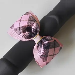 Dick ring bow tie Handmade cock ring Checkpink penis jewelry. Sex gift & box.