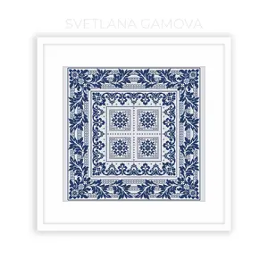 Sampler №14 Cross Stitch Pattern PDF