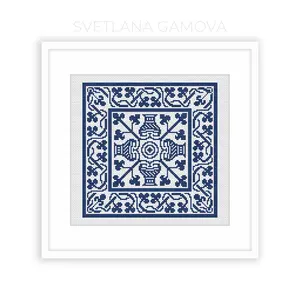 Sampler №10 Digital Cross Stitch Pattern PDF