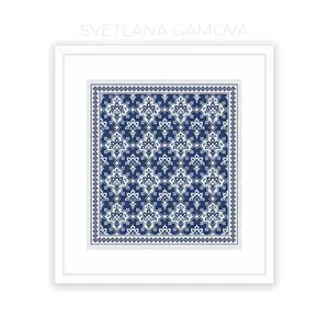 Sampler №25 Digital Cross Stitch Pattern