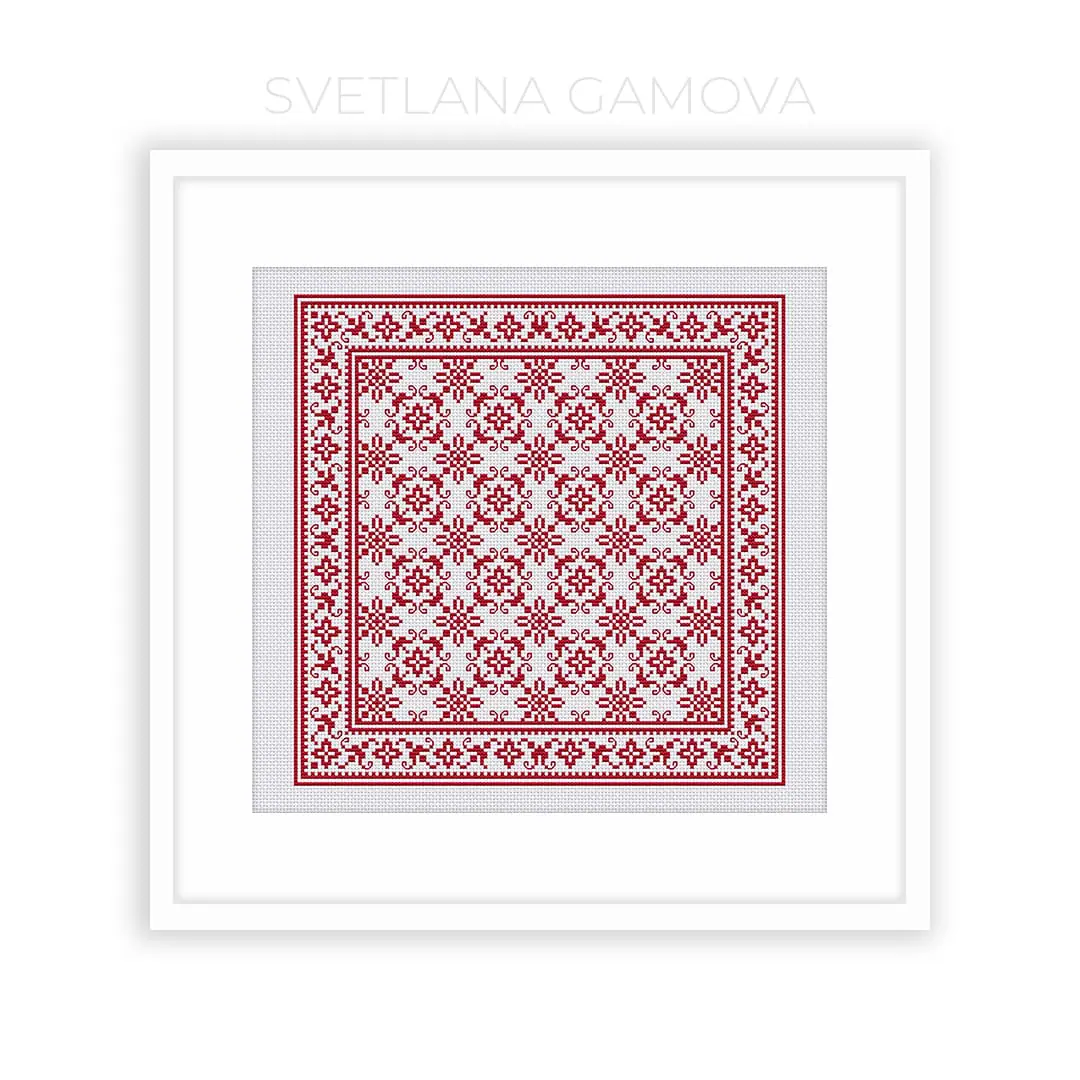 Cross stitch pattern Sampler 27 1 Cross stitch pattern Sampler 27
