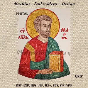Mark the Evangelist embroidery design