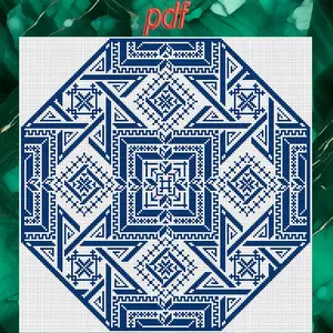 Cross stitch pattern Geometric