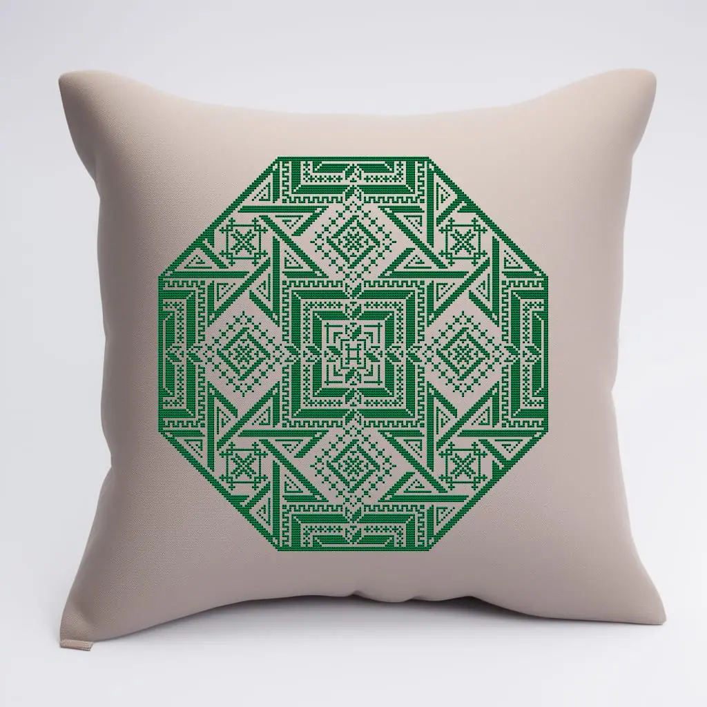 Cross stitch pattern Geometric 2 Cross stitch pattern Geometric Pillow