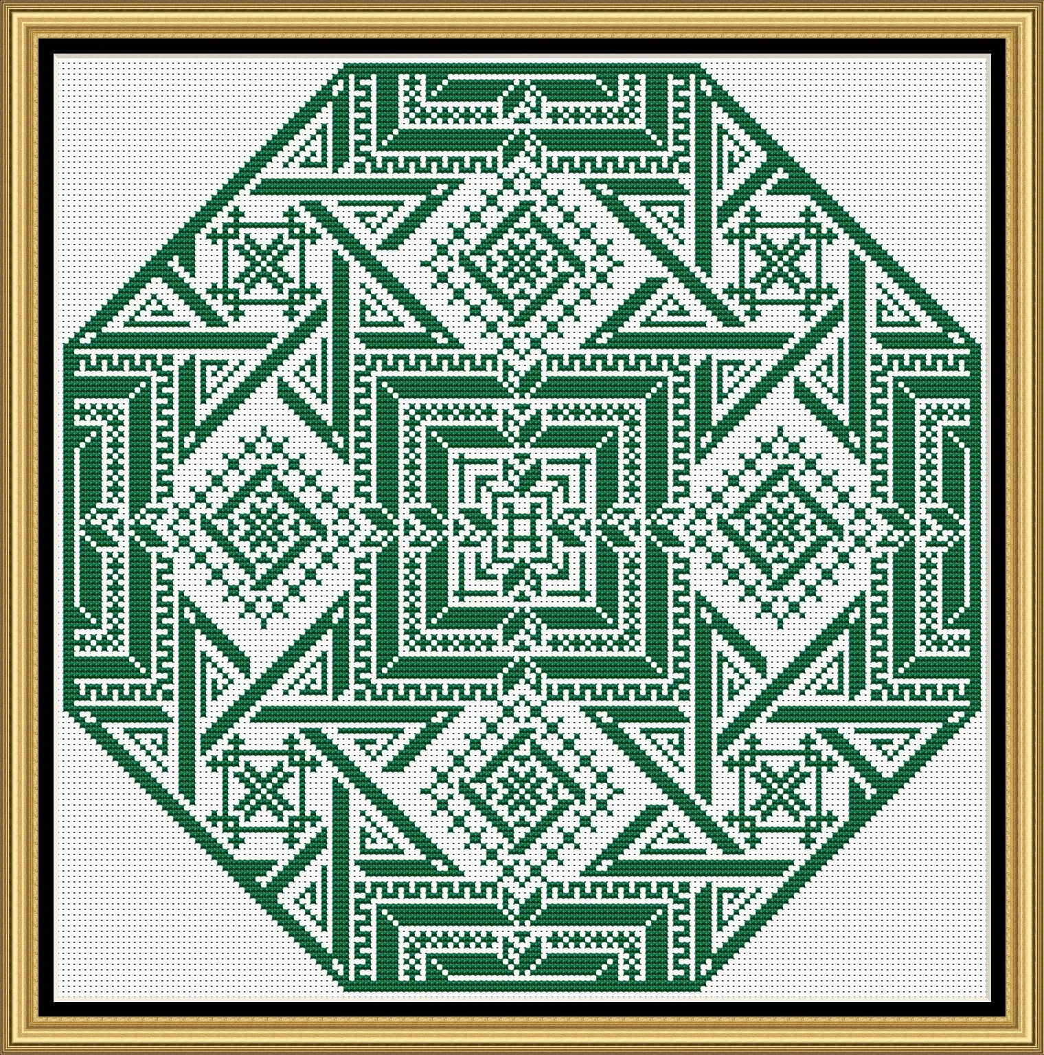 Cross stitch pattern Geometric 6 Cross stitch pattern Geometric - Image 6