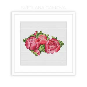 Map of Czech Republic Cross Stitch Pattern