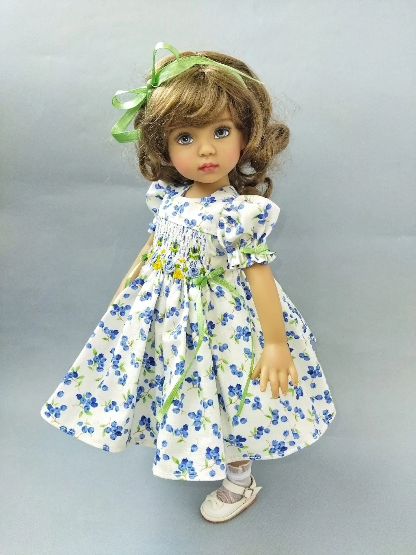 Little Darling blue berry smocked dress with embroidery 4 little darling blue berry smocked dress with embroidery 5.jpg