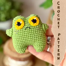 Toad crochet pattern Frog amigurumi