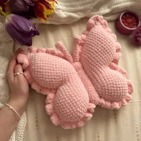 Crochet Butterfly Pillow Pattern