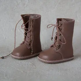 Leather shoes for dolls 19"