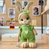 Crochet Bunny Outfit Pattern: Amigurumi Clothes, Jumpsuit & Headband (PDF)