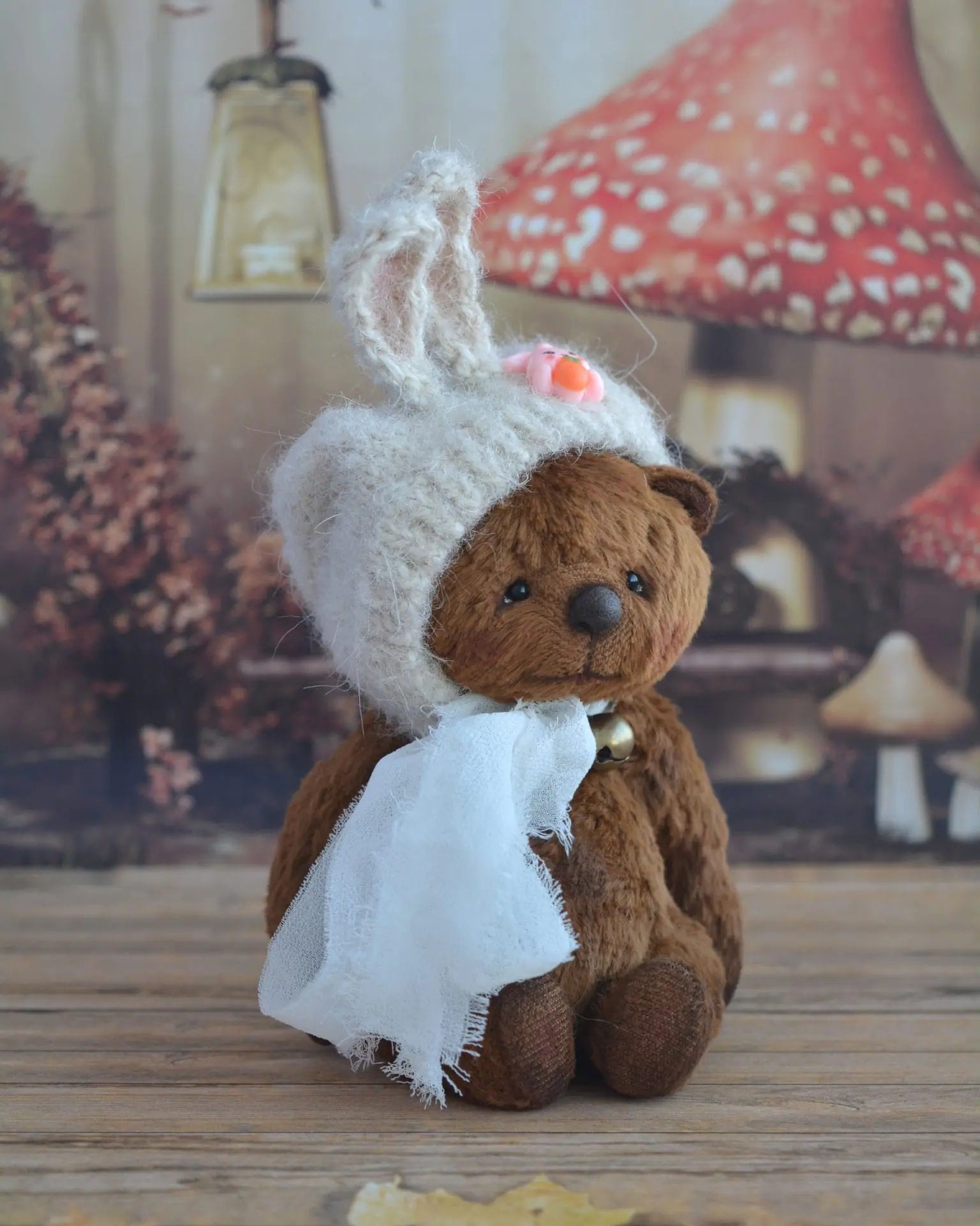 Teddy bear handmade 12cm, Artist teddy bear 1 Teddy bear