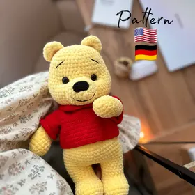 Bear Crochet Pattern: Amigurumi Plush Toy (PDF Pattern)