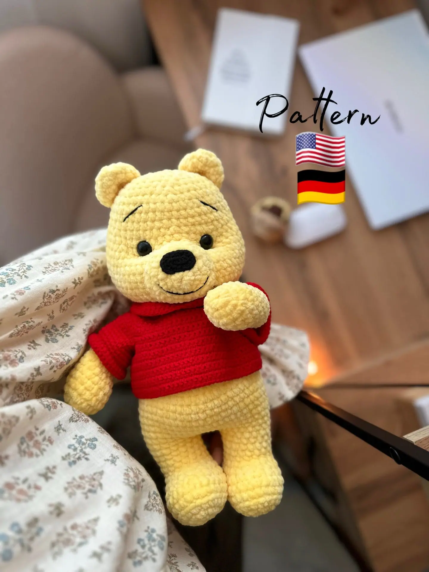 0758C9AC-3272-4B75-ACB8-10EB53EBD92A Bear Crochet Pattern: Amigurumi Plush Toy (PDF Pattern)