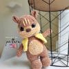 Chipmunk Crochet Pattern: Amigurumi Plush Toy (PDF)