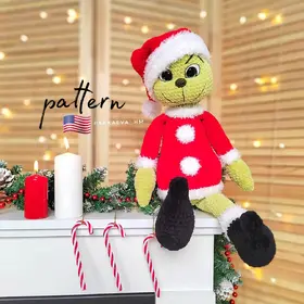 Christmas Crochet Plush Pattern: "Who Stole Christmas" Amigurumi (PDF)